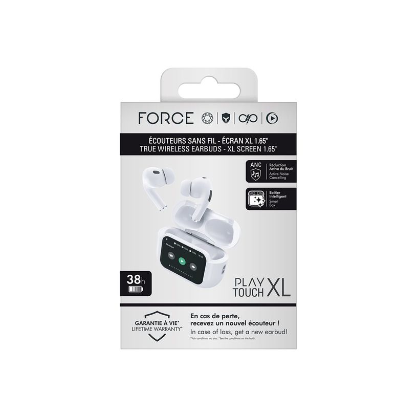 3571211547181-Force Play Touch XL - Écouteurs sans fil avec micro - Suppresseur de bruit actif - blanc-P_405262570_4-1