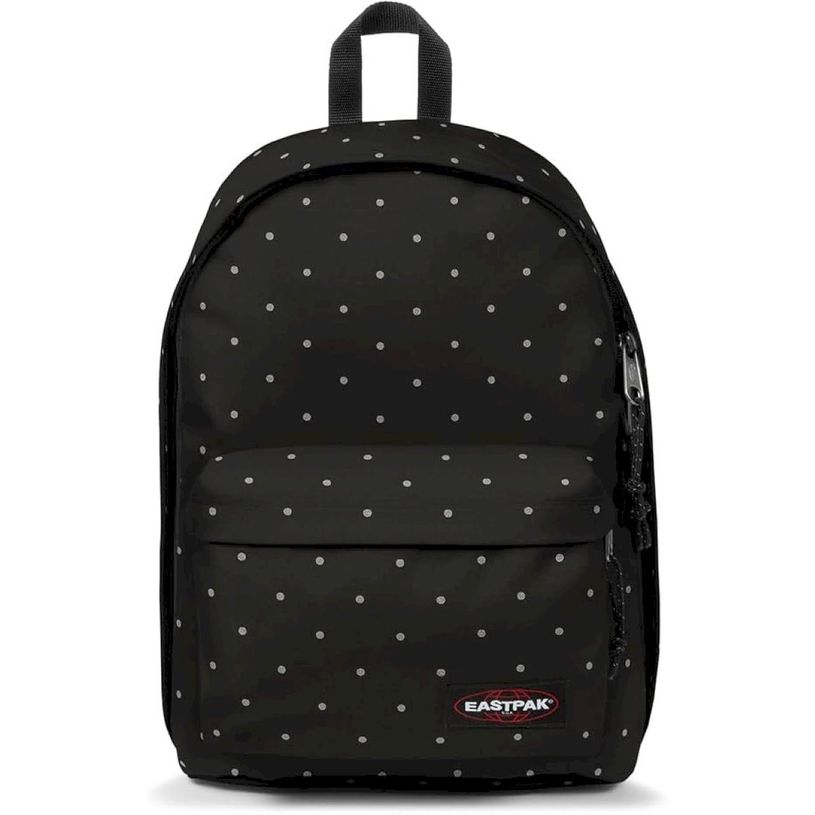 196013928698-EASTPAK Out Of Office - Sac à dos 1 compartiment - Dots Black Silver--0