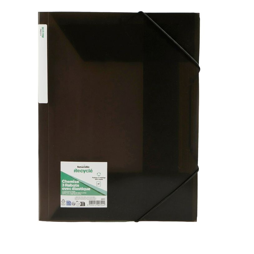 3539012007044-Bureau Vallée Recyclé - Chemise 3 rabats - A4 - disponible dans différentes couleurs--1