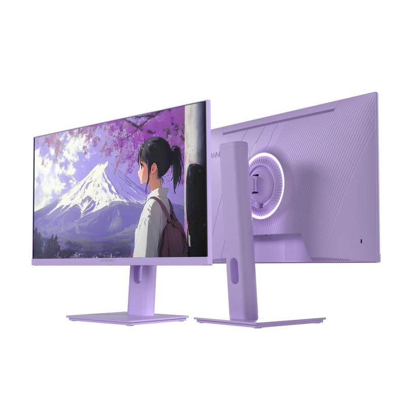 4589511170885-JAPANNEXT JN-IPS238G120F-HSP - Écran LED 23,8" - Full HD (1080p) - 120 Hz - violet pastel--1