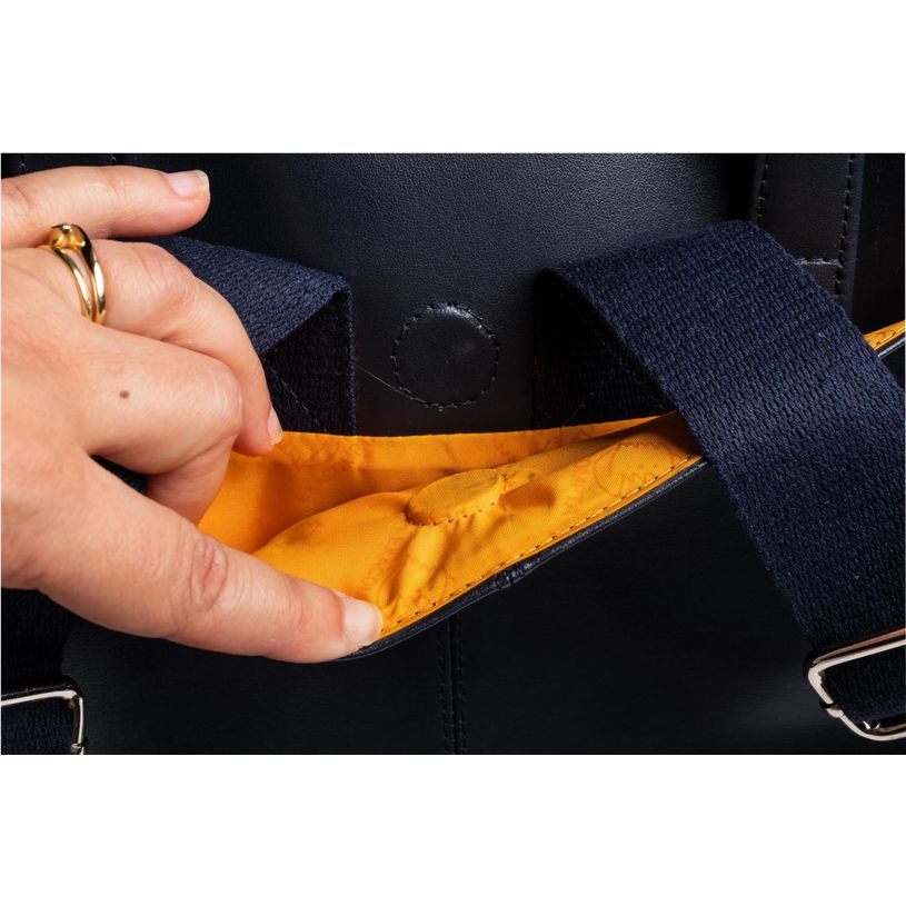 3130630172376-Exacompta Exactive - Sac à dos ordinateur - Cuir - bleu marine--8