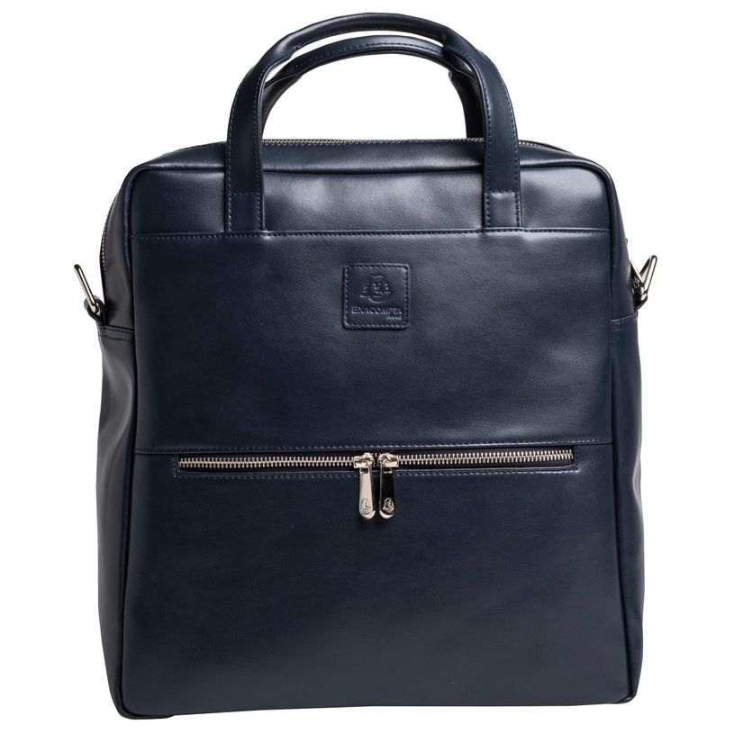 3130630172376-Exacompta Exactive - Sac à dos ordinateur - Cuir - bleu marine--1