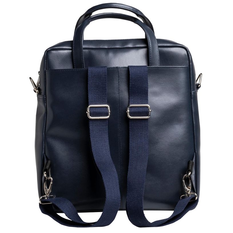 3130630172376-Exacompta Exactive - Sac à dos ordinateur - Cuir - bleu marine--3