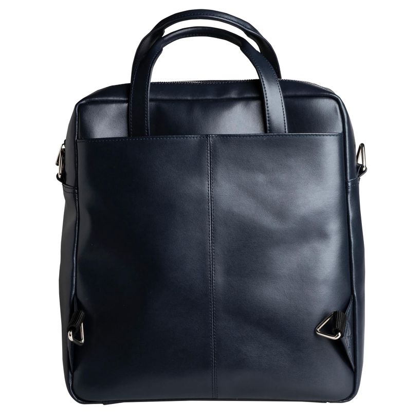 3130630172376-Exacompta Exactive - Sac à dos ordinateur - Cuir - bleu marine--4