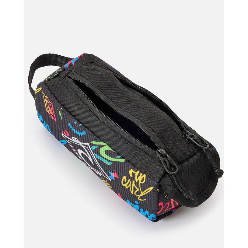 9360690640995-RIP CURL – Trousse Multicolor – 2 compartiments – 21 × 8 × 8 cm--4