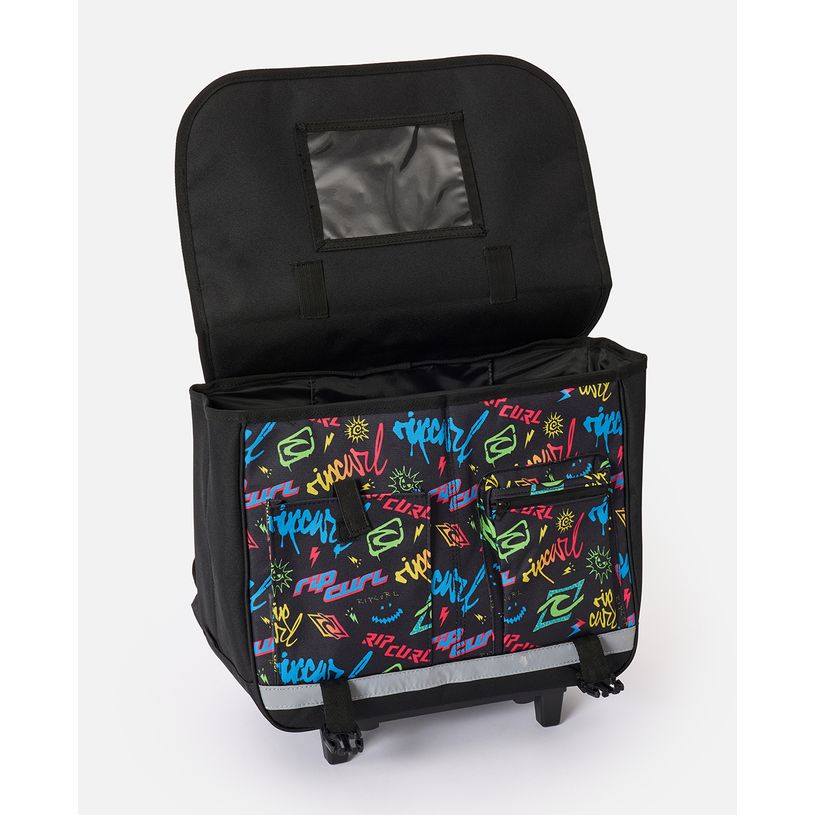 9360690641374-RIP CURL – Cartable à roulettes Multicolor – 2 compartiments – 40 × 38 × 21 cm--3