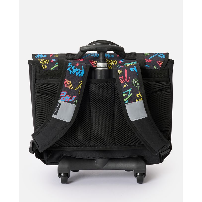 9360690641374-RIP CURL – Cartable à roulettes Multicolor – 2 compartiments – 40 × 38 × 21 cm--4