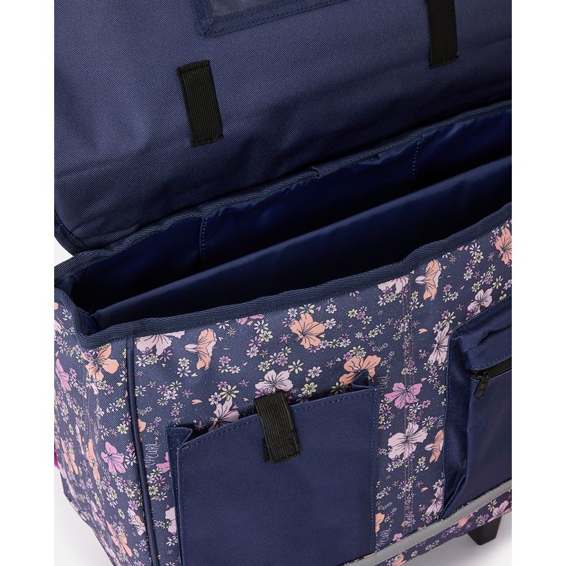 9360690621499-RIP CURL – Cartable à roulettes Navy Pink – 2 compartiments – 41 × 38 × 21 cm--2