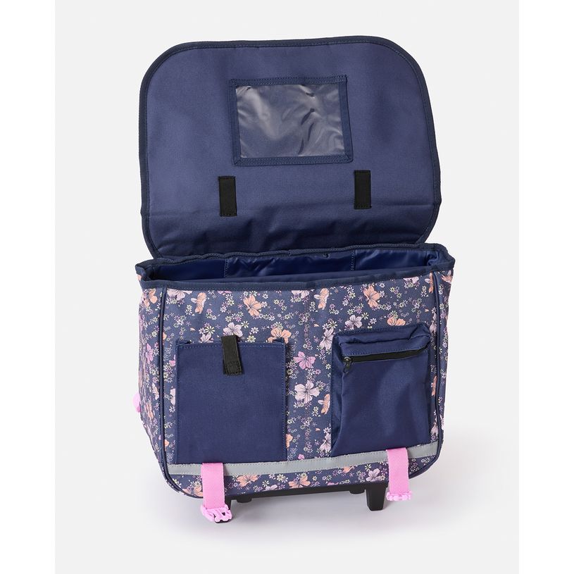 9360690621499-RIP CURL – Cartable à roulettes Navy Pink – 2 compartiments – 41 × 38 × 21 cm--3