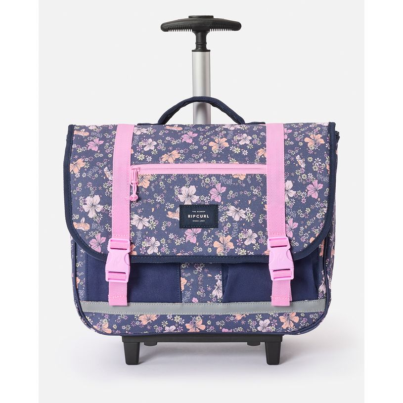 9360690621499-RIP CURL – Cartable à roulettes Navy Pink – 2 compartiments – 41 × 38 × 21 cm--1