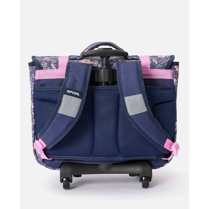 9360690621499-RIP CURL – Cartable à roulettes Navy Pink – 2 compartiments – 41 × 38 × 21 cm--4