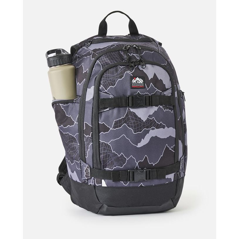 9360690641152-RIP CURL – Sac à dos Black/Navy – 2 compartiments – 49 × 32 × 22 cm--1