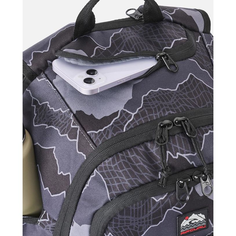 9360690641152-RIP CURL – Sac à dos Black/Navy – 2 compartiments – 49 × 32 × 22 cm--2