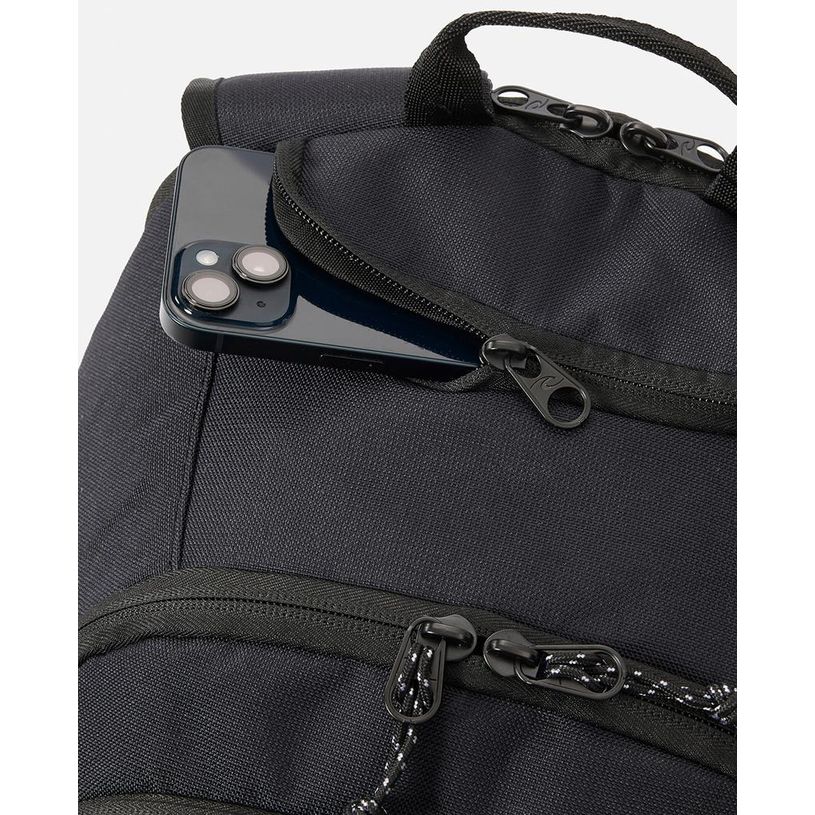 9360690641220-RIP CURL – Sac à dos Washed Black – 2 compartiments – 49 × 32 × 22 cm--3