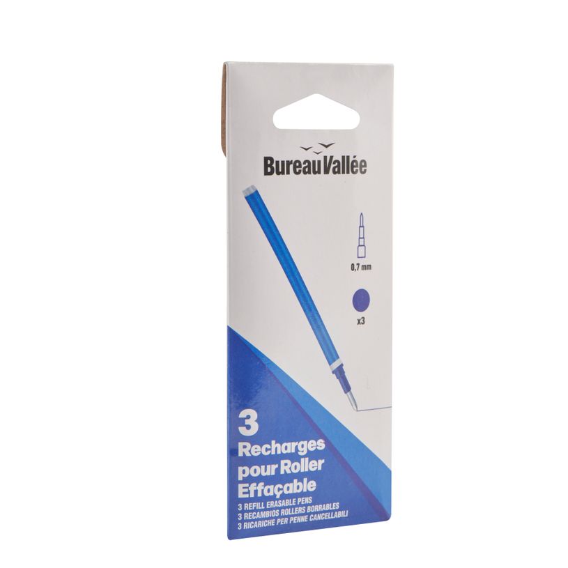 3539012006337-Bureau Vallée - 3 Recharges Roller Thermosensible - Bleu--1