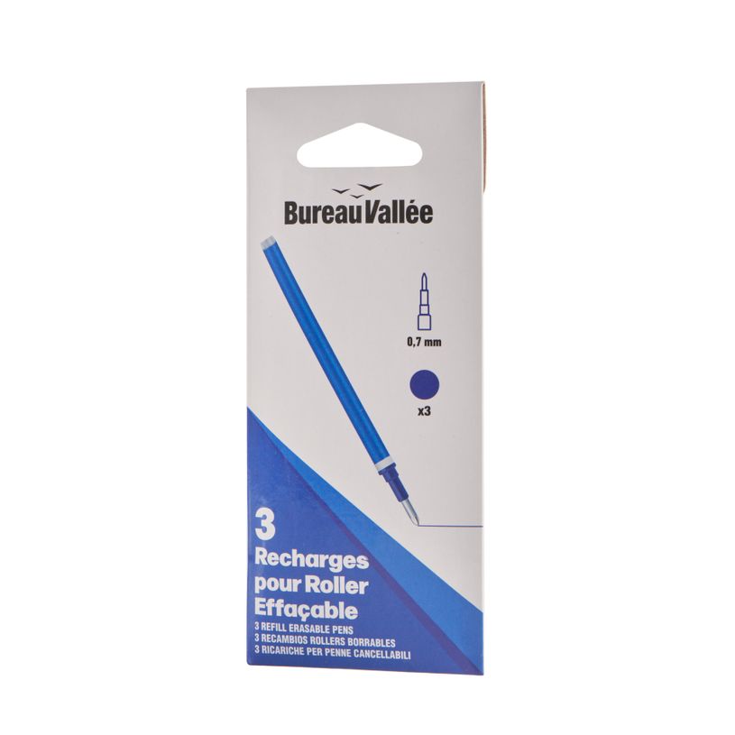 3539012006337-Bureau Vallée - 3 Recharges Roller Thermosensible - Bleu--2