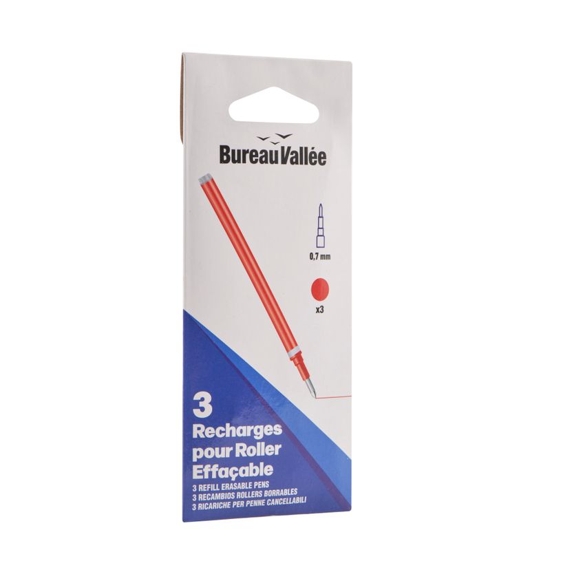 3539012006368-Bureau Vallée - 3 Recharges Roller Thermosensible - Rouge--1