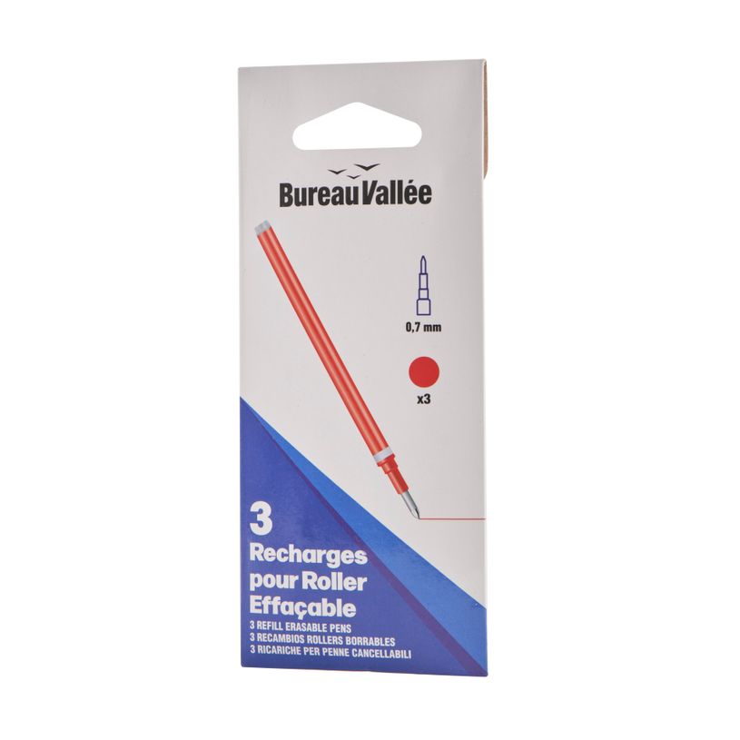 3539012006368-Bureau Vallée - 3 Recharges Roller Thermosensible - Rouge--2