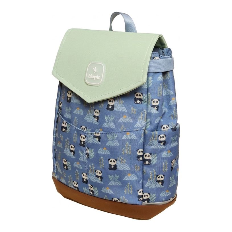 3701749500901-Sac baby scolaire Lola - 31 cm - 1 compartiment - panda - Biopic--1