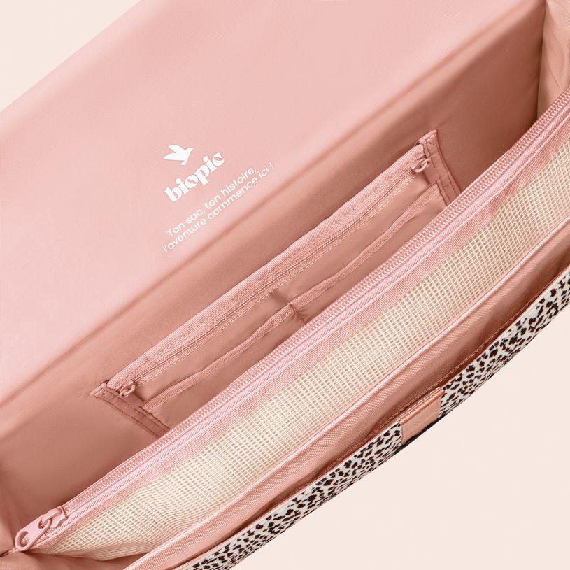 3701749500949-Cartable scolaire Léo - 38 cm - 2 compartiments - wild - Biopic--4