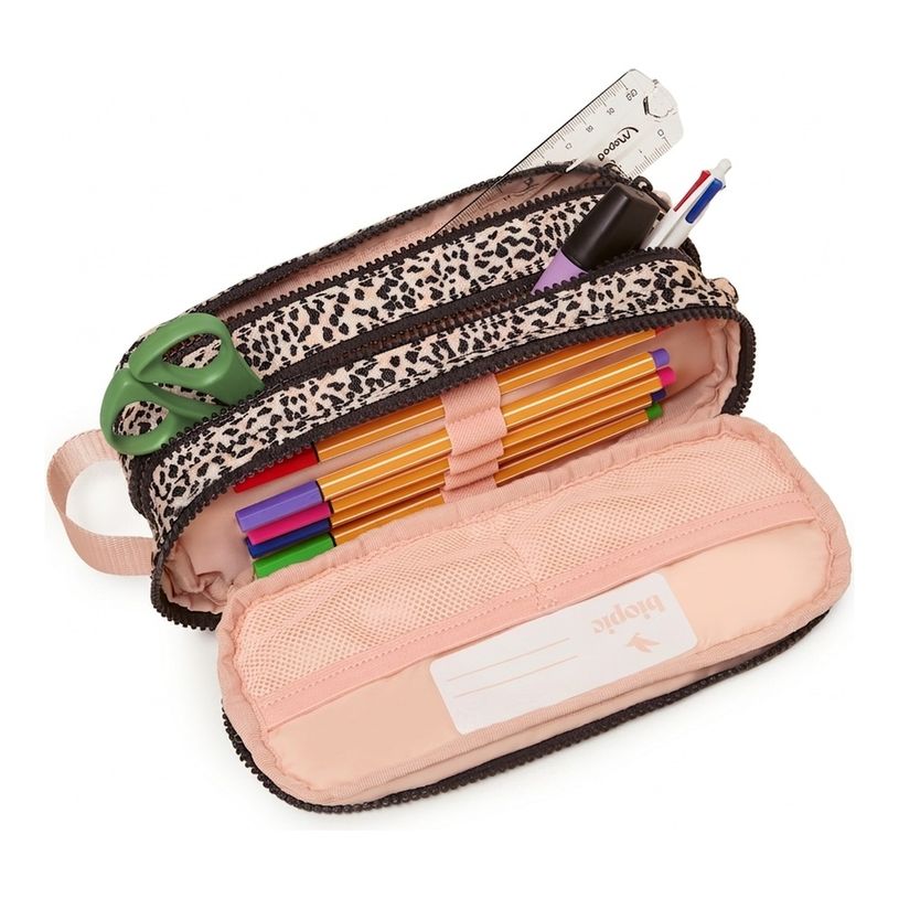3701749500635-Biopic - Trousse tri zip scolaire - Anais - wild--2