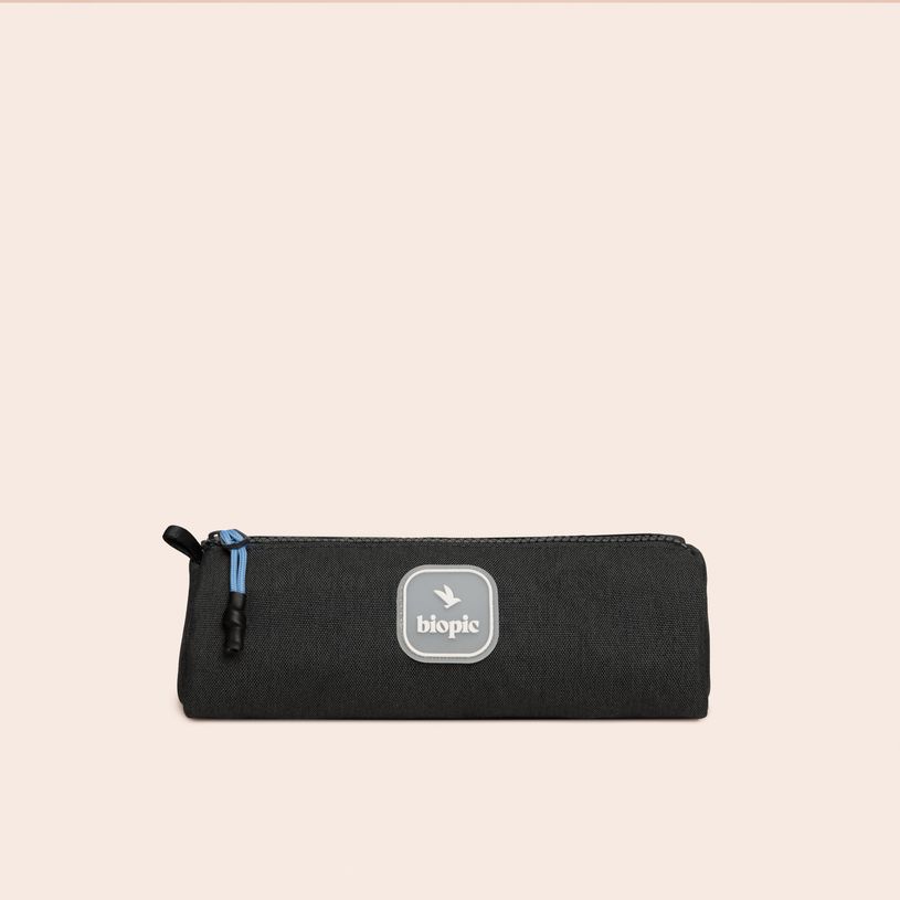 3701749500550-Biopic - Trousse trapèze scolaire - Nina - noir--0