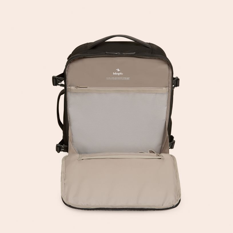 3701749500833-Sac 48H Roméo - 33 cm - 1 compartiment - noir - Biopic--7