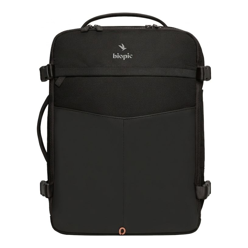3701749500833-Sac 48H Roméo - 33 cm - 1 compartiment - noir - Biopic--0