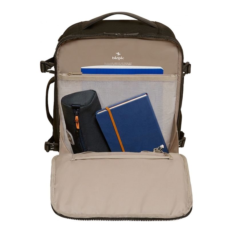 3701749500833-Sac 48H Roméo - 33 cm - 1 compartiment - noir - Biopic--5