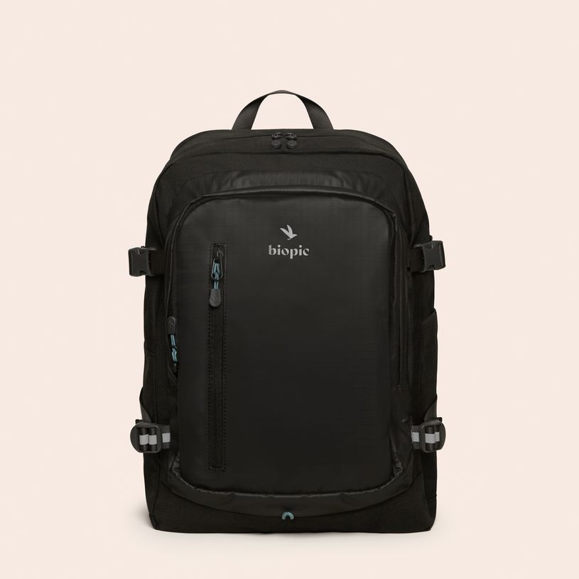 3701749500710-Sac à dos Multipoche James - 44 cm - 1 compartiment - noir - Biopic--0
