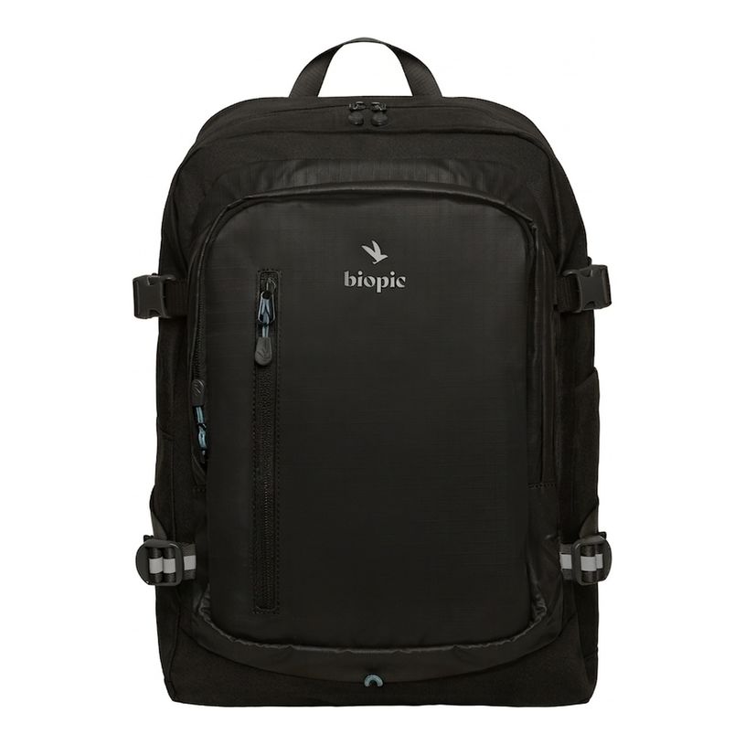 3701749500710-Sac à dos Multipoche James - 44 cm - 1 compartiment - noir - Biopic--0
