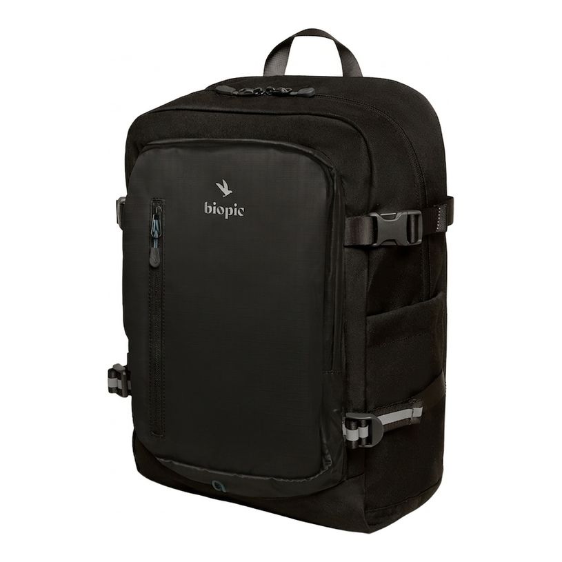 3701749500710-Sac à dos Multipoche James - 44 cm - 1 compartiment - noir - Biopic--1