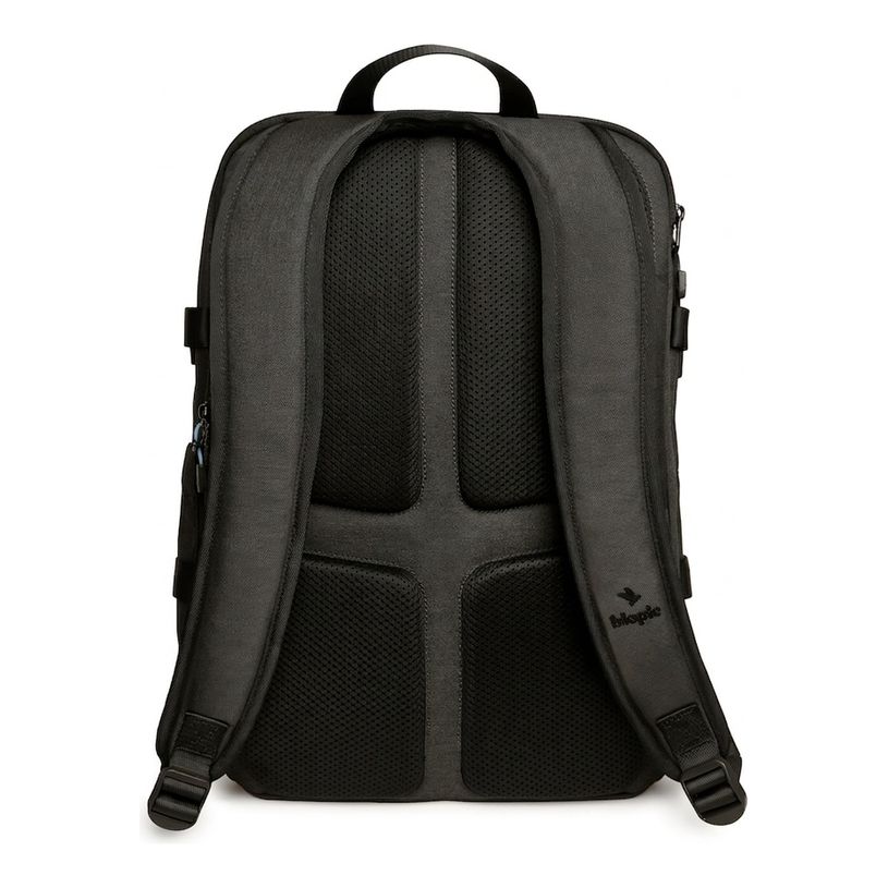 3701749500710-Sac à dos Multipoche James - 44 cm - 1 compartiment - noir - Biopic--2