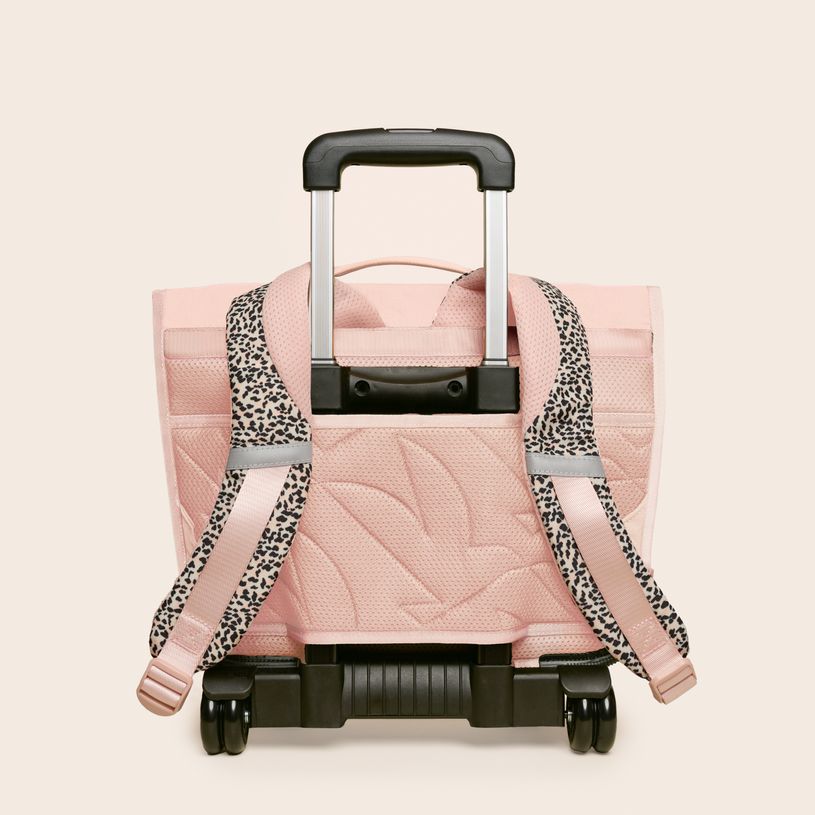 3701749500925-Cartable à roulettes scolaire Léo - 38 cm - 2 compratiments - wild - Biopic--2
