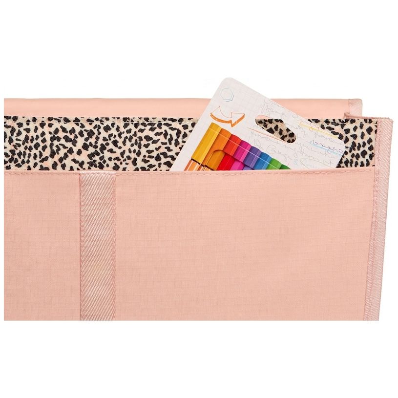 3701749500925-Cartable à roulettes scolaire Léo - 38 cm - 2 compratiments - wild - Biopic--5