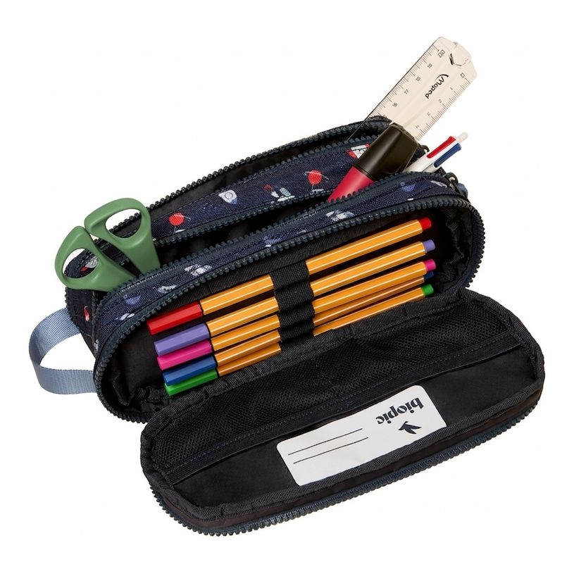 3701749500659-Biopic - Trousse tri zip scolaire - Anais - galaxy--2