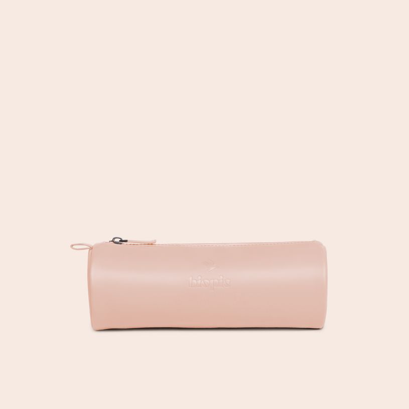3701749500611-Biopic - Trousse ronde professionnelle - Maya - rose--0
