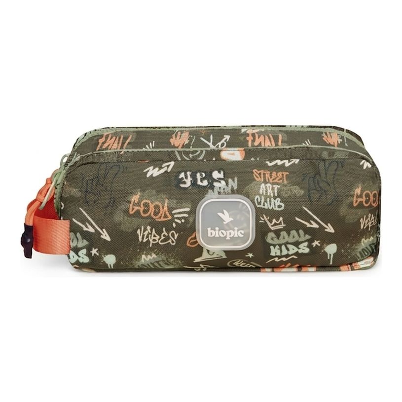3701749500673-Biopic - Trousse double entrée scolaire - Juliette - graffiti--0