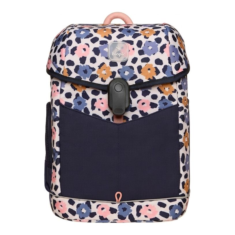 3701749500895-Sac à dos scolaire Raphael - 40,5 cm - 1 compartiment - poppy - Biopic--0