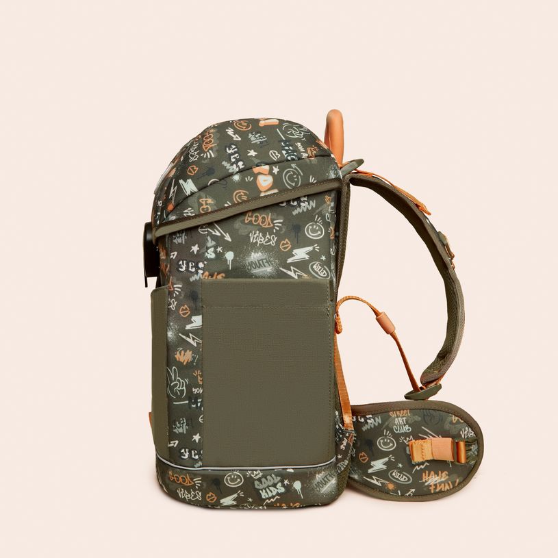 3701749500888-Sac à dos scolaire Raphael - 40,5 cm- 1 compartiment - pgraffiti - Biopic--1