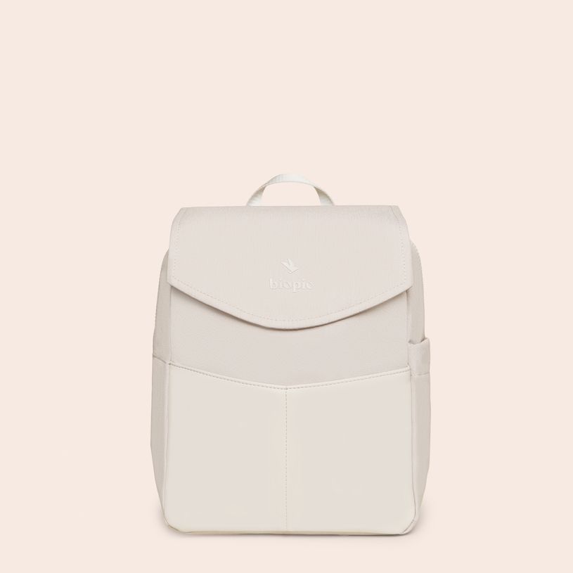3701749500802-Mini bag camille - 29 cm - 1 compartiment - blanc - Biopic--0