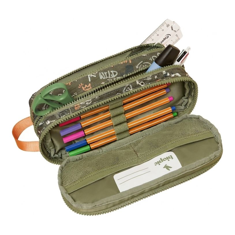 3701749500628-Biopic - Trousse tri zip scolaire - Anais - graffiti--2