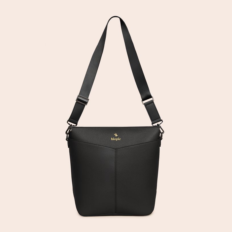 3701749500857-Sac Seau Diane - 33 cm - 1 compartiment - noir - Biopic--0