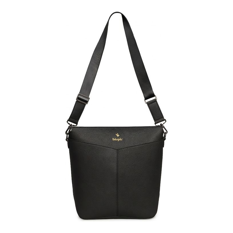 3701749500857-Sac Seau Diane - 33 cm - 1 compartiment - noir - Biopic--0