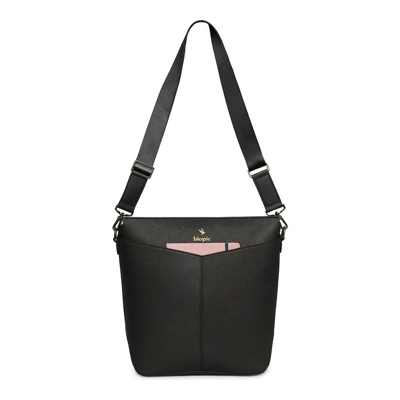 3701749500857-Sac Seau Diane - 33 cm - 1 compartiment - noir - Biopic--1