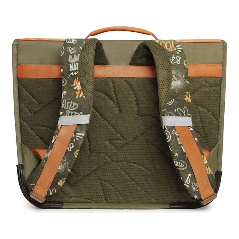 3701749500932-Cartable scolaire Léo - 38 cm - 2 compartiments - graffiti - Biopic--2