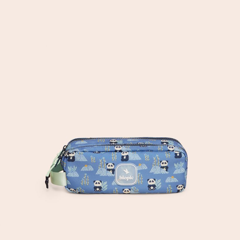 3701749500666-Biopic - Trousse double entrée scolaire - Juliette - panda--0
