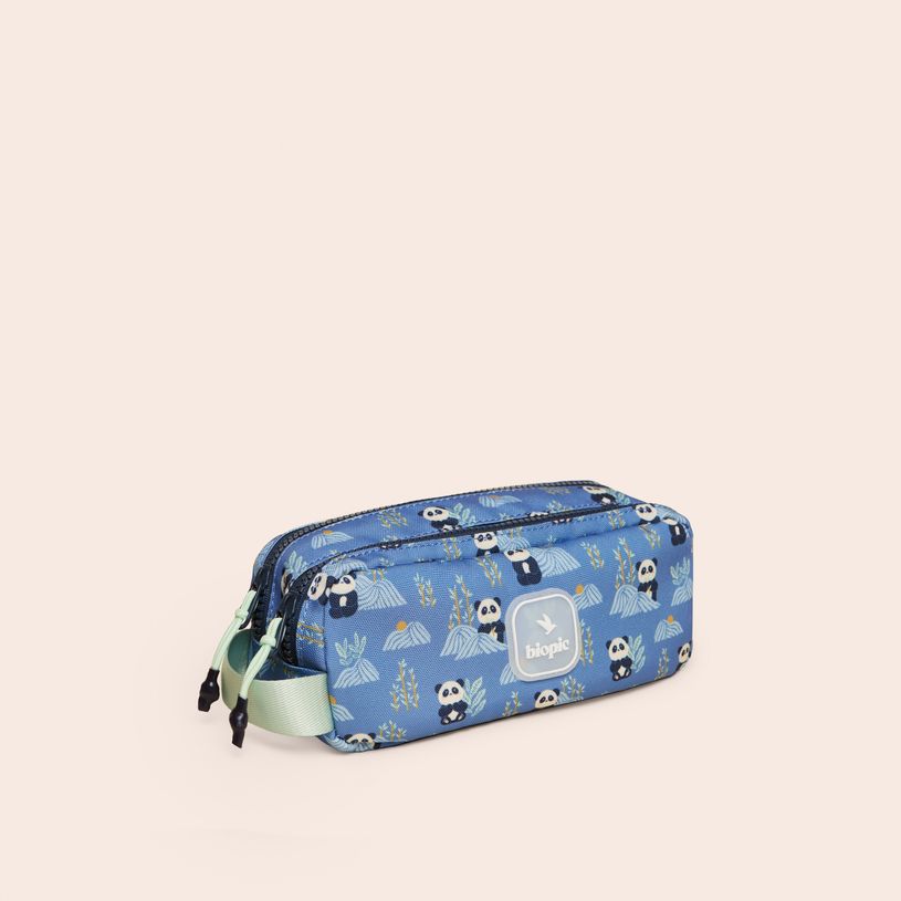 3701749500666-Biopic - Trousse double entrée scolaire - Juliette - panda--1