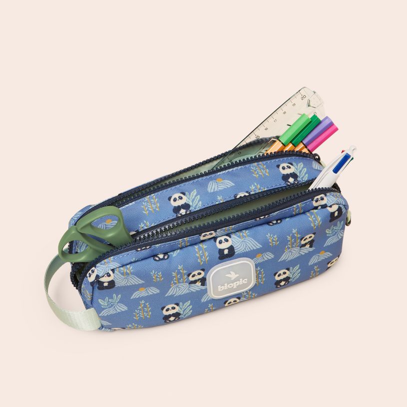 3701749500666-Biopic - Trousse double entrée scolaire - Juliette - panda--2