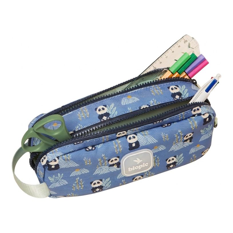 3701749500666-Biopic - Trousse double entrée scolaire - Juliette - panda--2